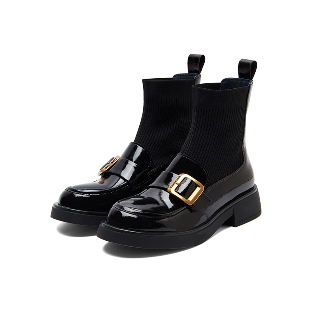 PT"SON Ankle Boots 4cm Women"s Black