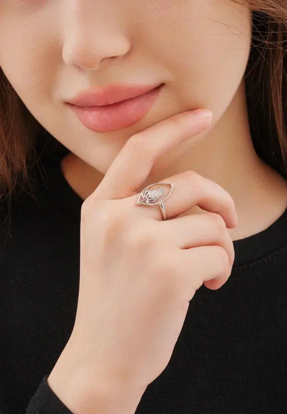 Кольцо Qarlygash & Qyzgaldaq SILVER