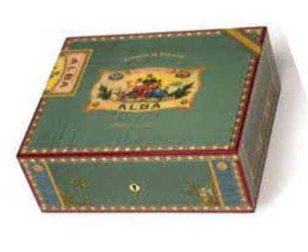 Хьюмидор Elie Bleu ALBA 75 cigars Green pistachio sycamore