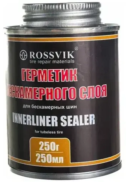 Герметик бескамерного слоя (ROSSVIK) 250 мл (банка с кистью)