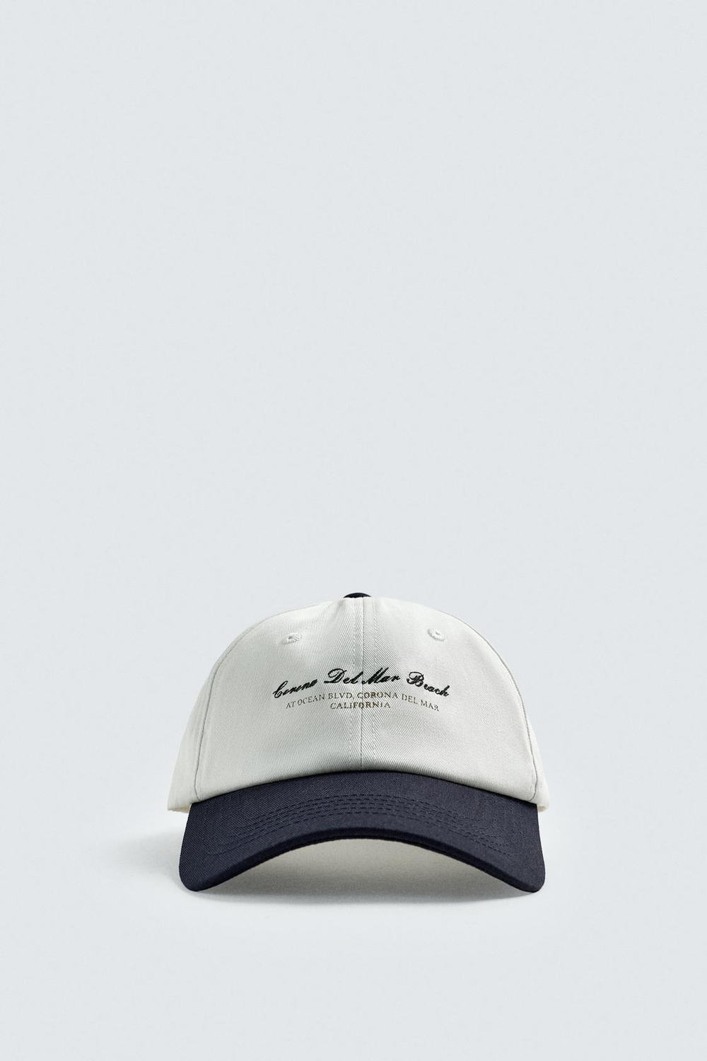 ZARA КЕПКА С КОМБИНИРОВАННОЙ ВЫШИВКОЙ, ЭКРЮ