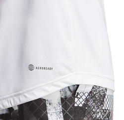 Мужская теннисная футболка Adidas Club 3 Stripes Tennis Tee - white blanc