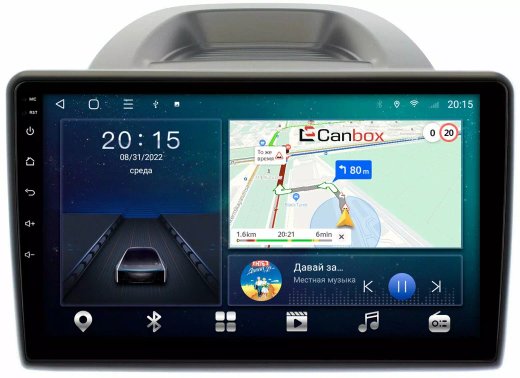 Магнитола для Ford Ecosport 2017-2019 - Canbox 1054 Android 10, 8-ядер, SIM-слот