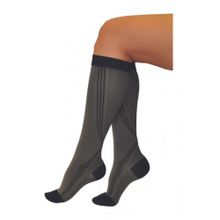 Гольфы Tonus Elast 0401 Active противоварикозные, 1 класс размер 2, рост 158-170 см, серый/черный