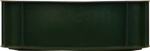 Ящик сплошной 430×330×110 мм, объем 12 л., арт.: 405, зелёный, код: 00433