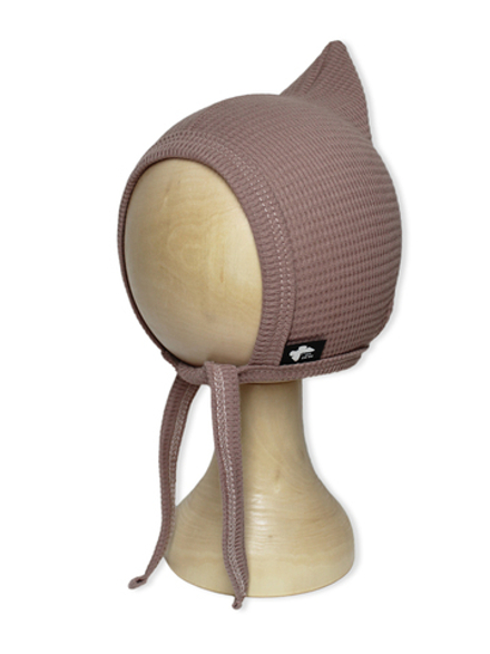 Чепчик Гномик Вафля Тауп Грей RinaAmari