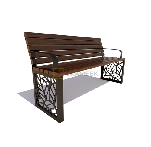 Садово-парковая скамейка «Севастополь» (0,6 м ангарская сосна,30х60)