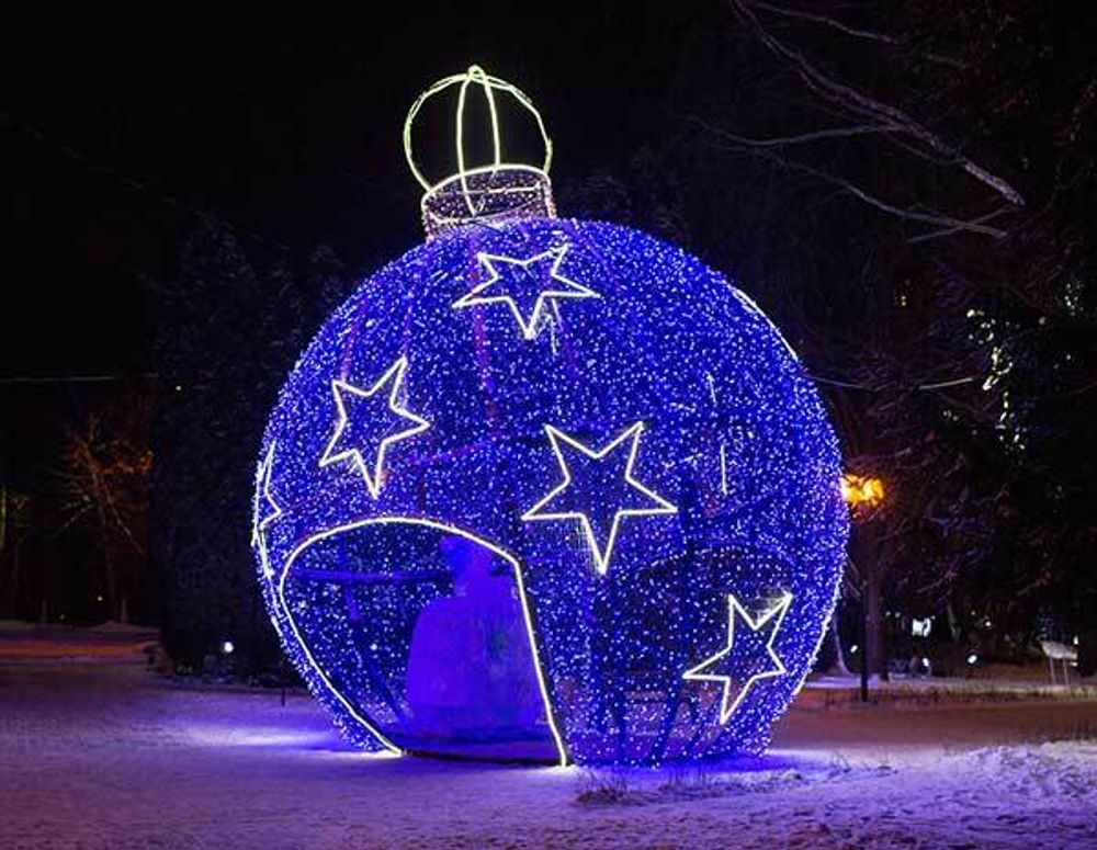 Светящийся Шар со звездами (с проходом)