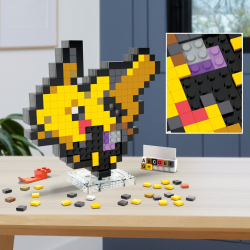 Набор строительных блоков MEGA Pokemon - Пикачу из 400 деталей. HTH74 / артикул   HXV71 HTH74  / GTIN 194735190775