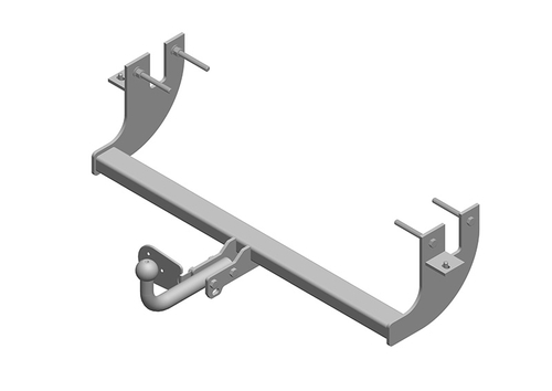 Фаркоп на Mitsubishi Lancer седан 2007-2012 без подрезки бампера. Тип шара: A. Нагрузки: 750/50 кг, MI 19