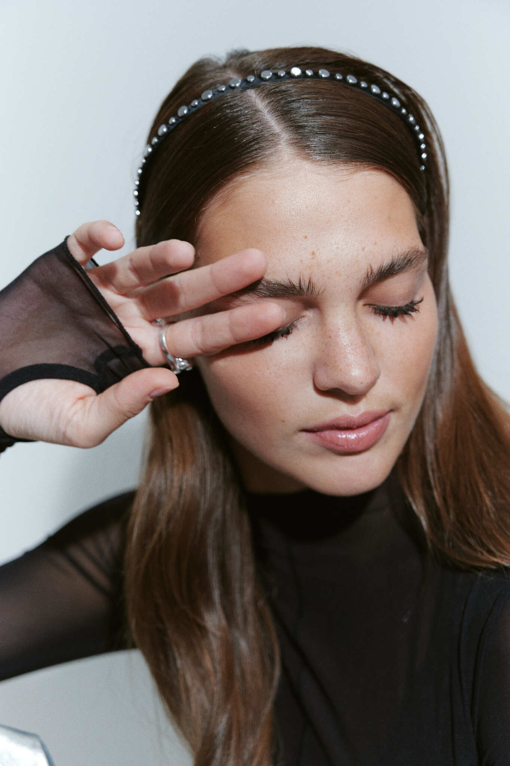 Ободок с декором S