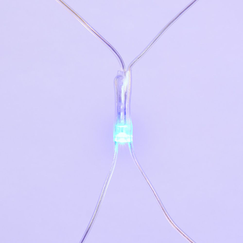 ULD-N2520-240-DTA BLUE IP20 Сетка светодиодная с контроллером. 240 светодиодов. 2.5х2 м. синяя. IP20. провод прозрачный