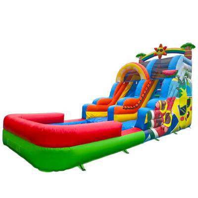 Надувная водная горка «Фруктовая Жара», 9*3,5*5,4 м