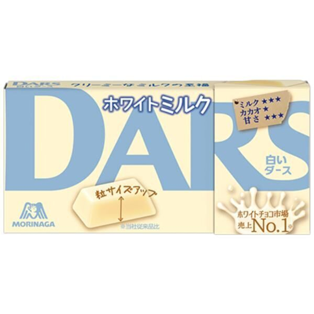 Шоколад DARS белый 12шт, Morinaga 47 гр