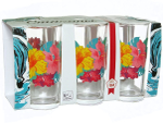 Набор стаканов "Гибискусы" 6шт 230мл (высокие)