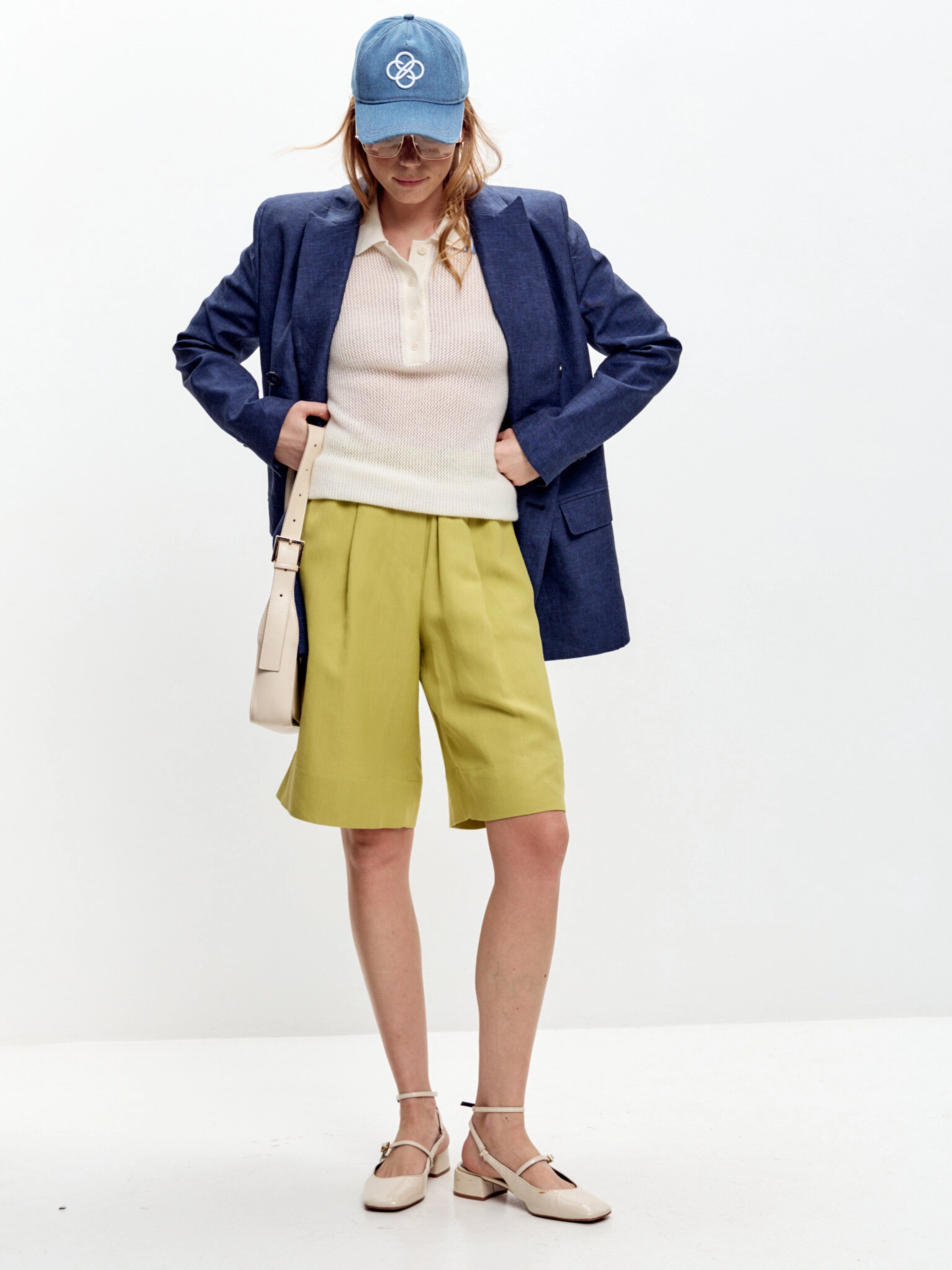 Льняные шорты