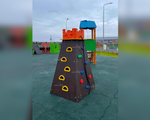 Башня для лазания с канатом