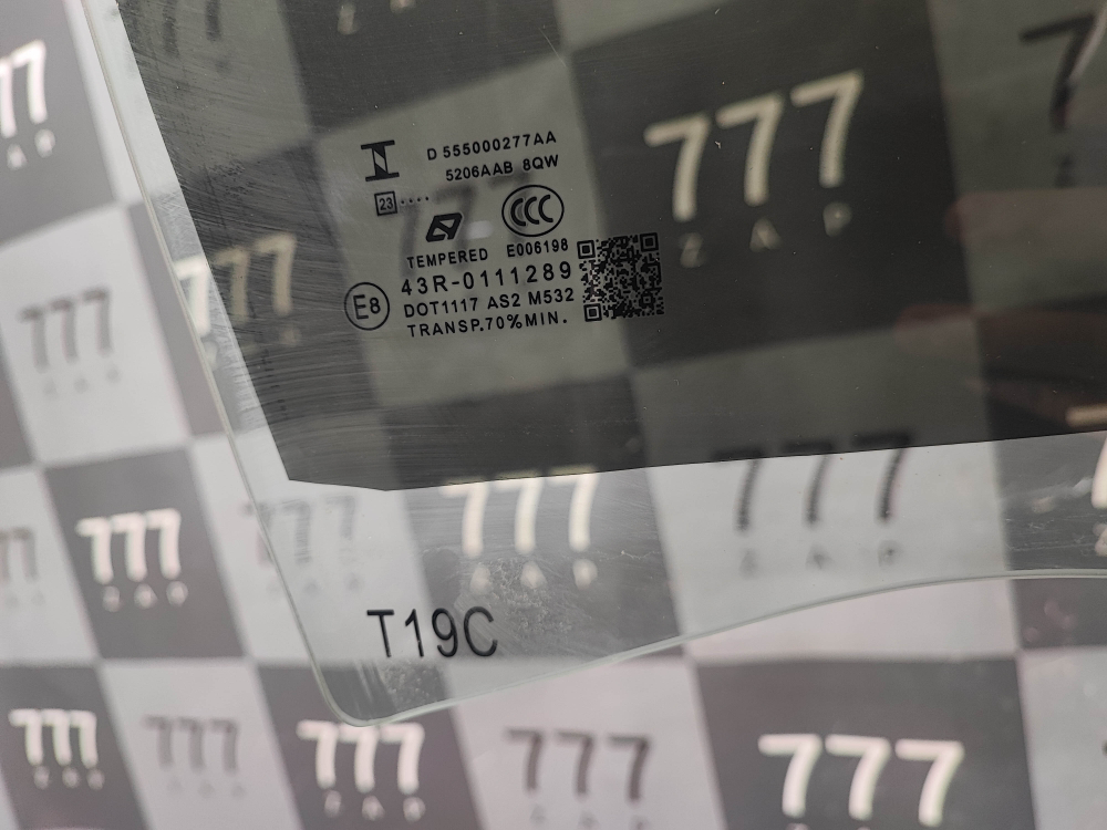 Стекло двери задней правой Omoda C5 22-нв Б/У Оригинал 555000277AA