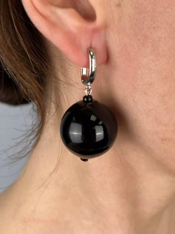 Серьги бижутерия из муранского стекла