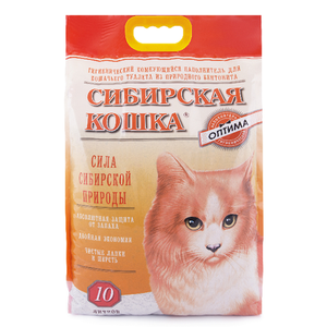 Наполнитель для кошачьего туалета, Сибирская Кошка Оптима