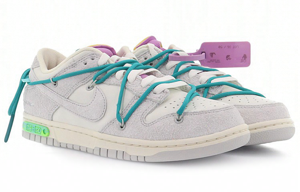 Кроссовки Off-White X Nike Dunk Low "The 50" No.36
