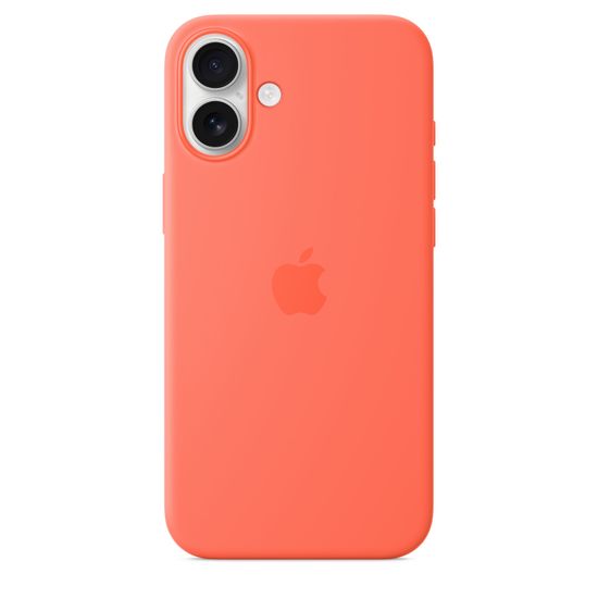 Apple Silicone Case with MagSafe iPhone 16 Plus Tangerine