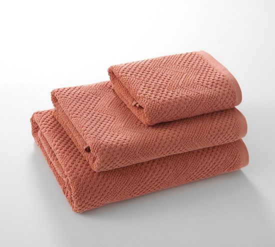 Полотенце махровое Восторг терракот 50x90 см