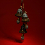 Набор украшений подвесных Гриб 3шт. (стекло), Н7,5х4,5см, коричневый