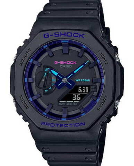 Часы Casio G-Shock Virtual Blue GA-2100VB-1ADR (GA-2100VB-1A)