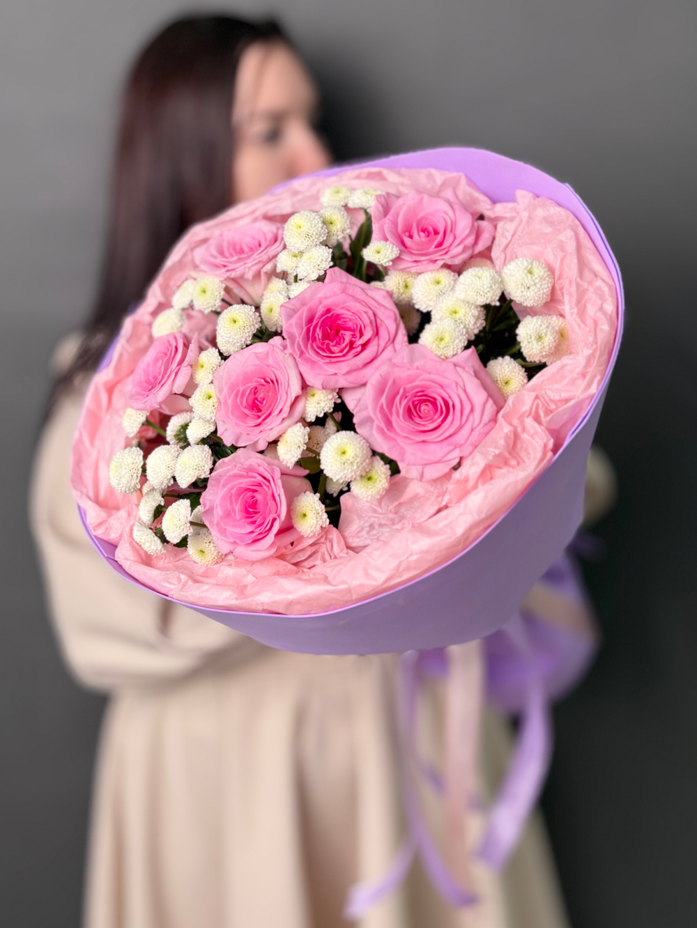 Авторский букет «Нежное прикосновение»