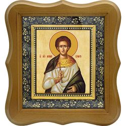 Михаил Вурлиот мученик. Икона на холсте.