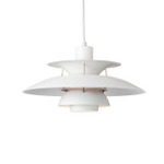 Pendant design lamp PH 5 by Louis Poulse (White)