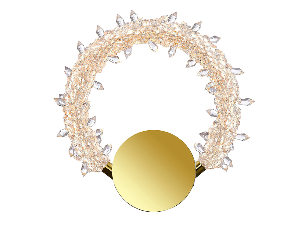 Настенный светодиодный светильник Newport ELSA 8280/А gold NEW, М0067240