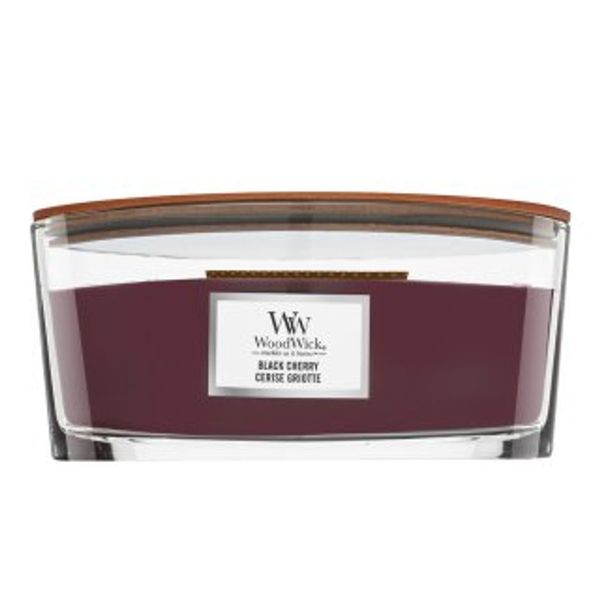 WoodWick Black Cherry 453 g.- Свеча эллипс Черная вишня