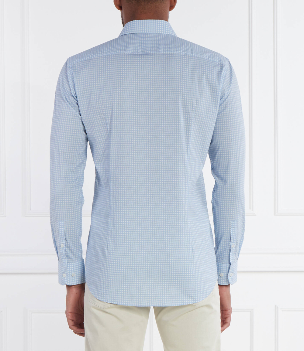 Рубашка H-HANK-kent-C1-214 BOSS BLACK - голубой(50512653)