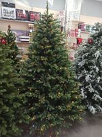 Елка с гирляндой 2в1 «Венецианская» (Литая+пвх) 180 см / 1,8 м