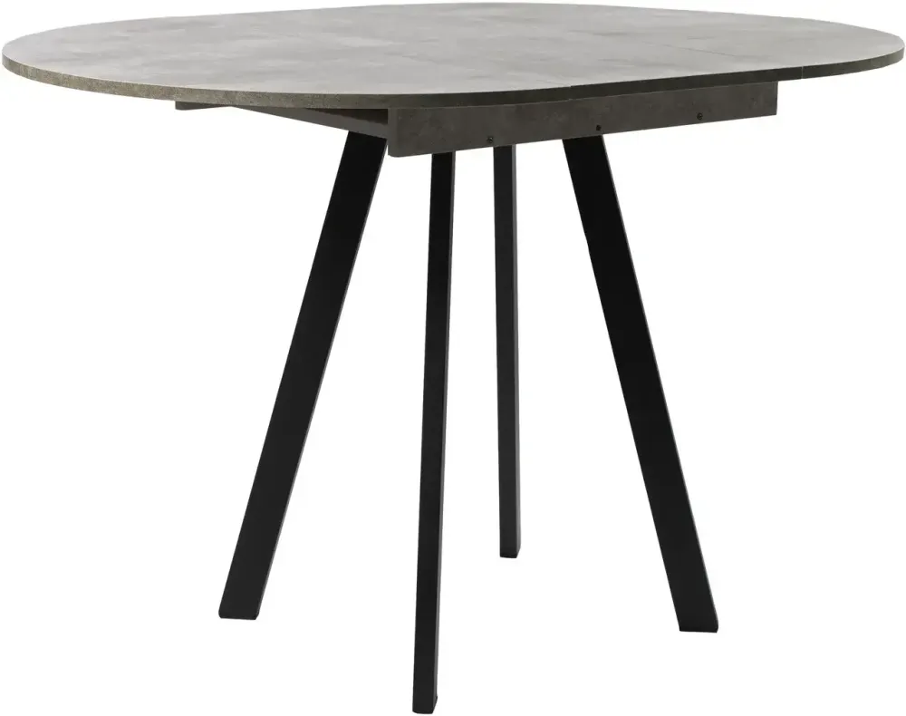 Стол обеденный Элип (профиль) каркас чёрный