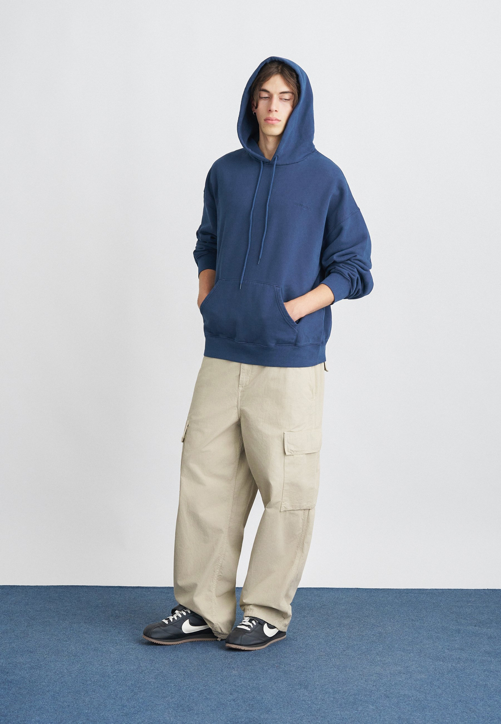 Carhartt WIP BENTON - Толстовка с капюшоном - Синий