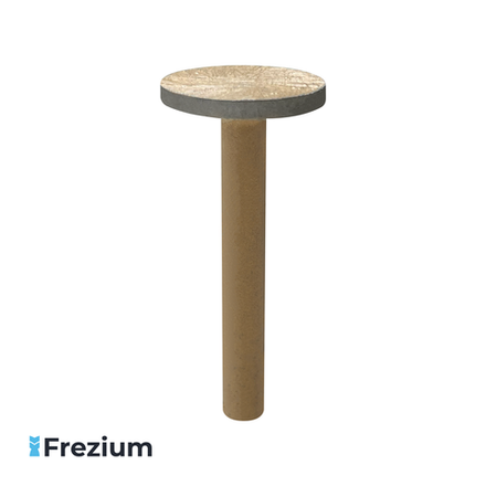 T-образная алмазная шарошка по камню (20,5x6x2,2)