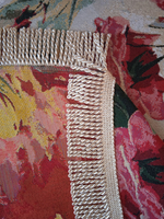 Гобеленовая скатерть Акварельные розы D 160 см