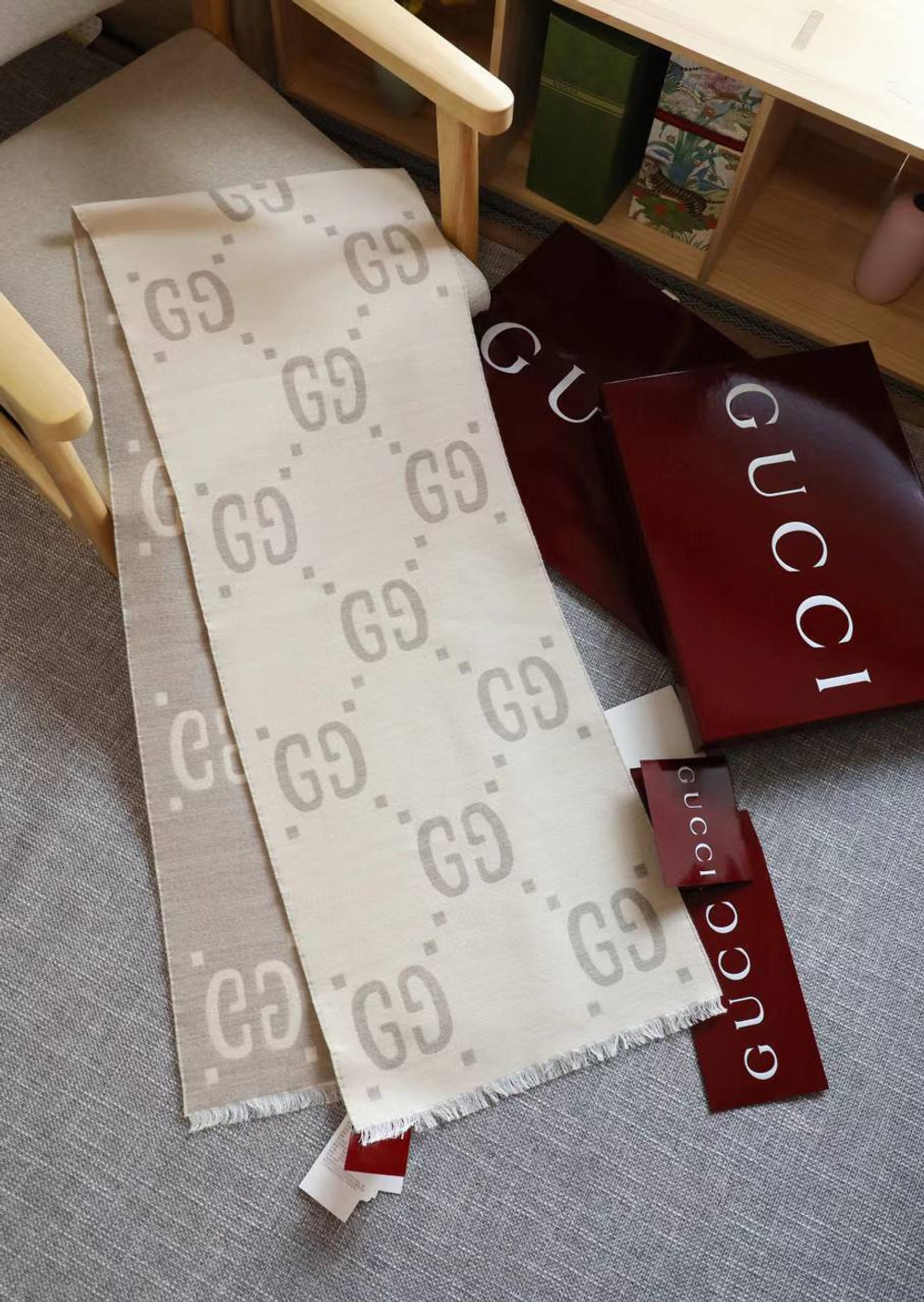 Шарф Gucci 35х190 см, арт. 474506777