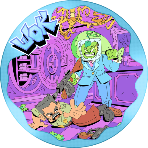 ШОК ЯБЛОЧНО-ЗЕЛЕНОЕ ОГРАБЛЕНИЕ (150 МГ) - ЖВАЧКА С ЗЕЛЕНЫМ ЯБЛОКОМ