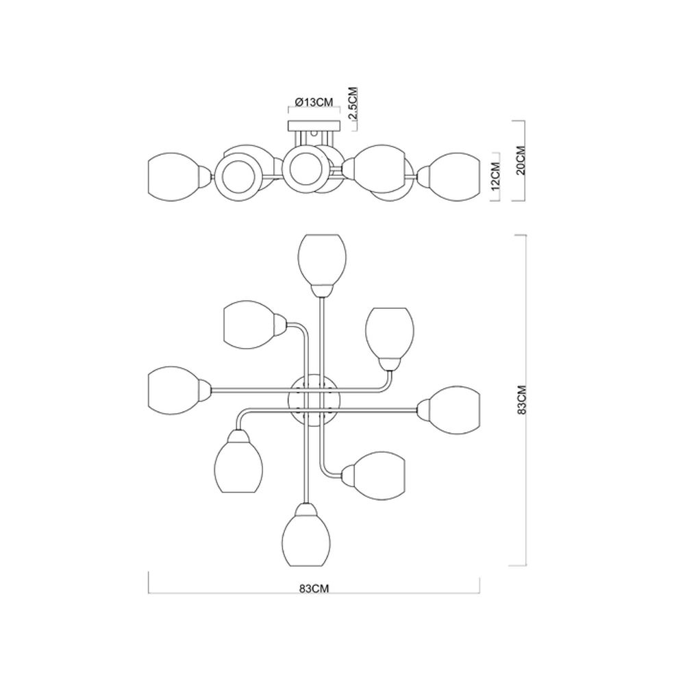 Потолочная люстра Arte Lamp