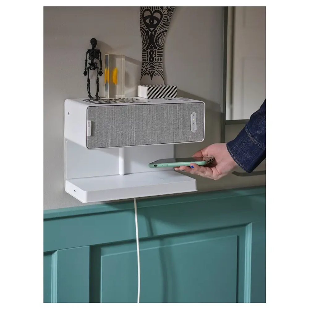 Полка для колонок  - SYMFONISK IKEA/ СУМФОНИСК ИКЕА,  220х306 мм, белый