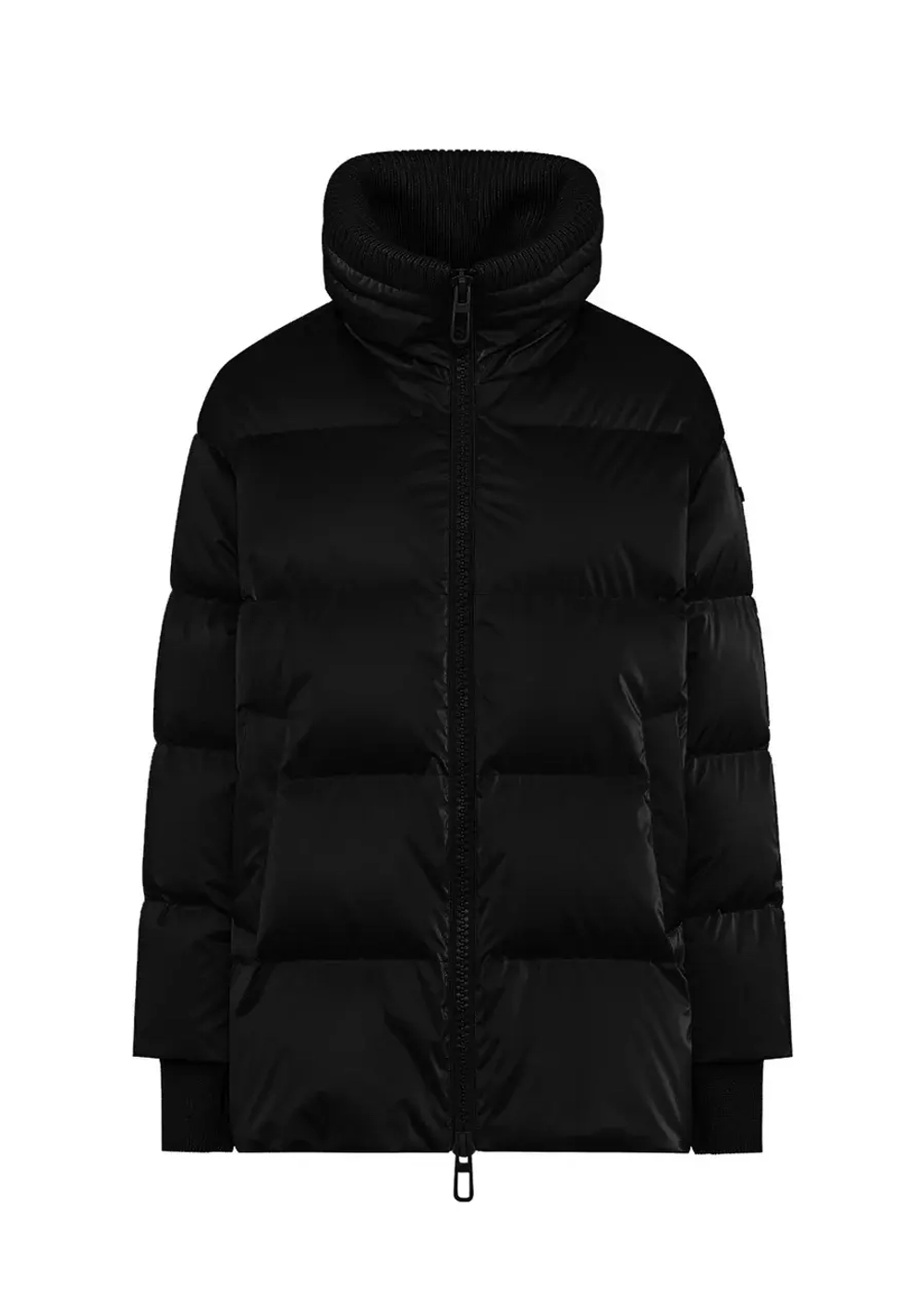 Куртка DUNO GLOSSY 901 женская черная ворот