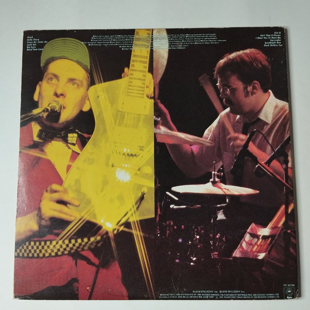 Винтажная виниловая пластинка LP Cheap Trick Cheap Trick At Budokan (Canada 1979)
