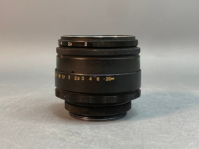 Helios-44-2 царапины на передней линзе