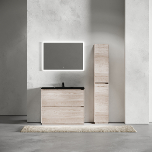 Тумба с раковиной Sancos Libra Floor 100 см LB100FEG дуб галифакс натуральный