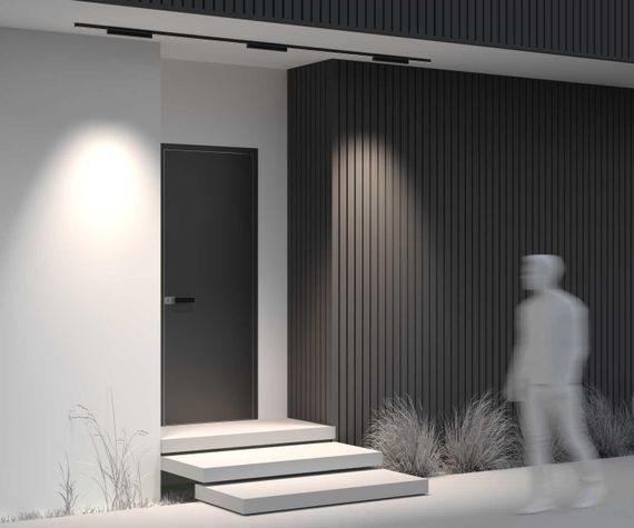 Уличный трековый светильник Maytoni Outdoor O-TR02-2-S-18WB4K