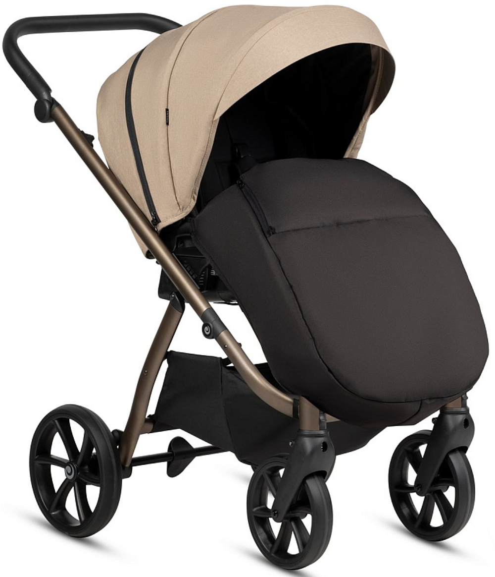 Детская коляска Tutis Uno 6 Plus Essential collection 3 в 1 с автокреслом Elo Lux EduSky Black 1602146 Nougat